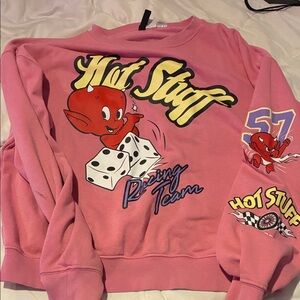 Divided Pink Graphic Sweatshirt